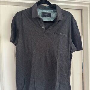 Ted Baker Men's Dark Gray Polo Shirt